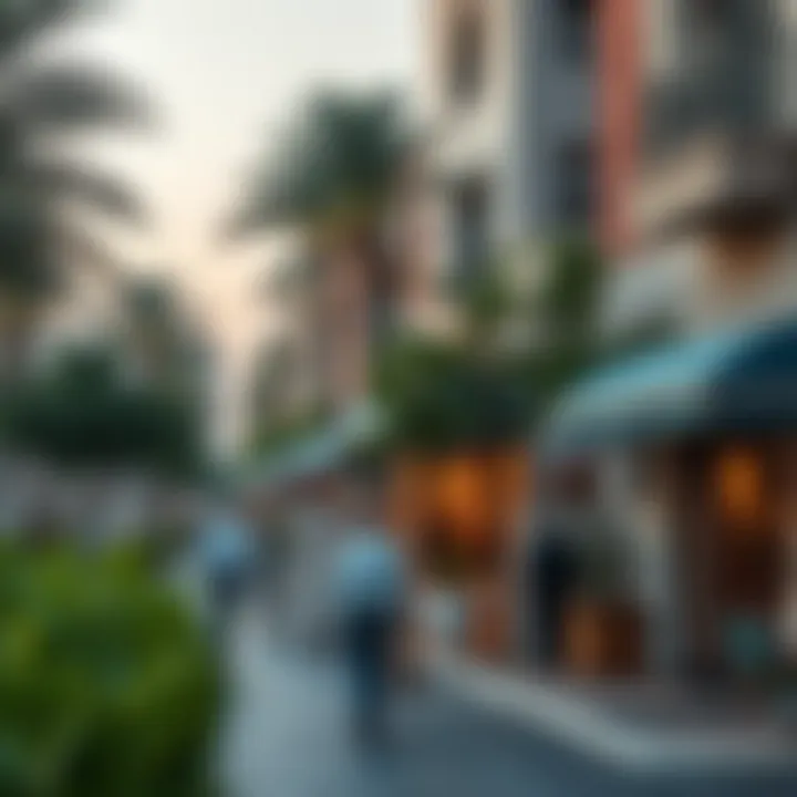 The Community around برج دانة الخان Vibrant community atmosphere surrounding برج دانة الخان