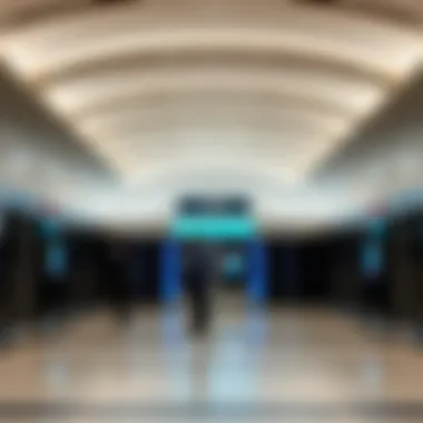 Passenger Experience at برجمان Metro Station Interior of برجمان Metro Station featuring passenger flow and amenities