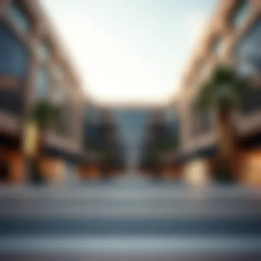 Architectural Marvel of City Centre Mirdif Stunning architectural facade of City Centre Mirdif