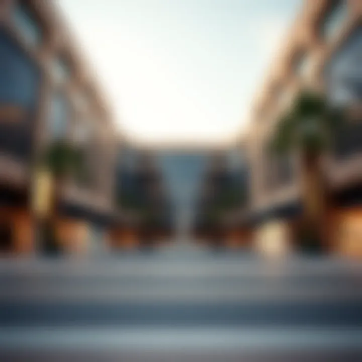 Architectural Marvel of City Centre Mirdif Stunning architectural facade of City Centre Mirdif