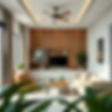 A clean and organized residential interior