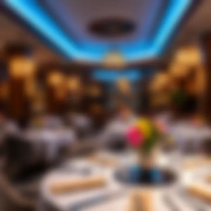 Elegant restaurant interior