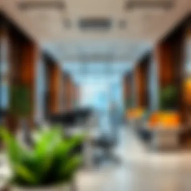 Dynamic Workspace in Dubai Business Village A vibrant workspace reflecting the dynamic business environment in Dubai Business Village