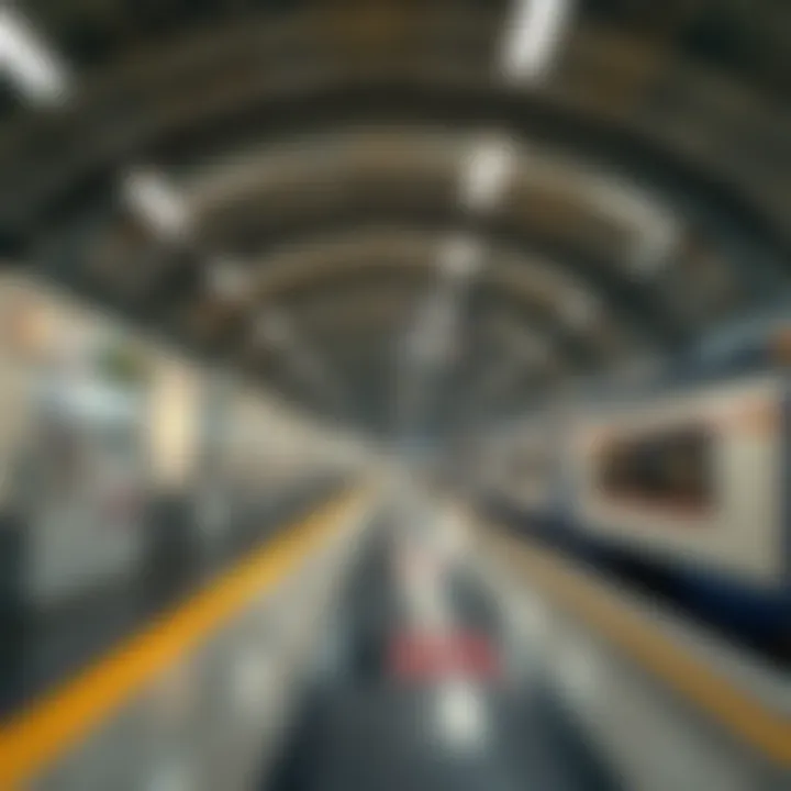 Key Stations in the Metro System Significant stations along the Dubai Metro line