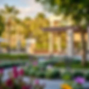 Image depicting various amenities available in Discovery Gardens like parks and recreational areas