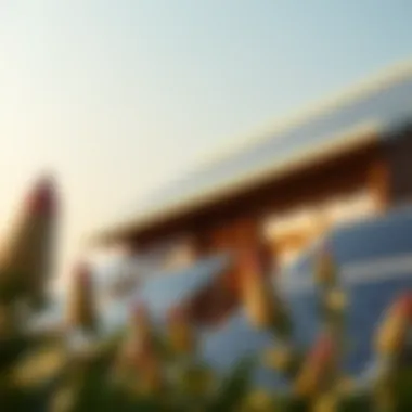 Harnessing Renewable Energy in Eco Homes Solar panels on a modern eco home