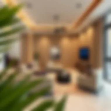 Modern Family Room in Karama Spacious family room showcasing modern decor