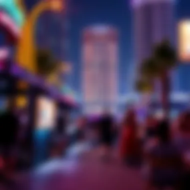 Energetic Nightlife in Dubai Marina Vibrant nightlife scene in Dubai Marina