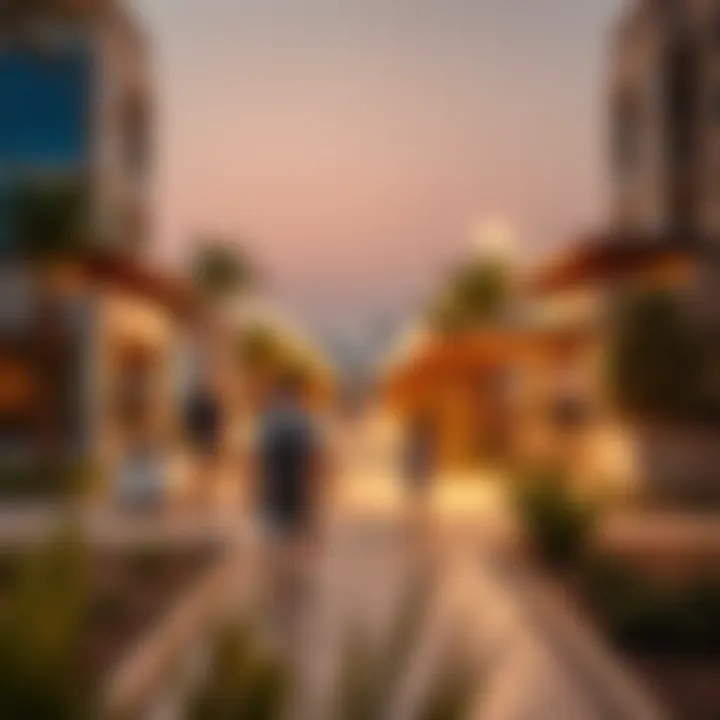 Vibrant community spaces and recreational areas in Jumeirah Island