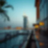 Stunning waterfront view of Jumeirah Island