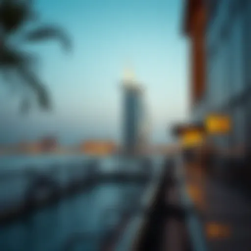Stunning waterfront view of Jumeirah Island