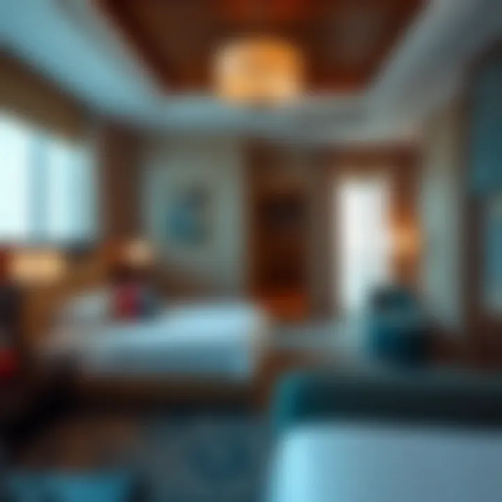 Luxurious guest room featuring sophisticated decor and amenities