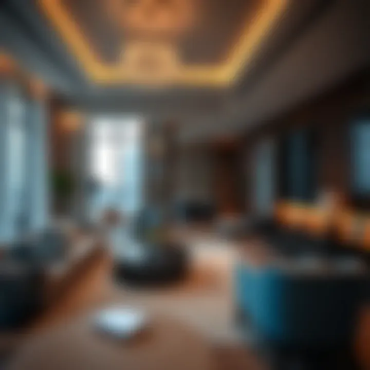 Luxurious living room interior in M Square Residence