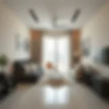 Contemporary Studio Apartment Design A modern studio apartment interior in Mohammed Bin Zayed City showcasing contemporary design.