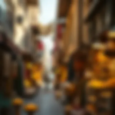 Vibrant Souks of Old Dubai The vibrant souks of Old Dubai filled with spices and textiles
