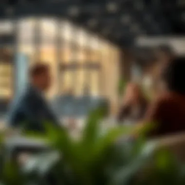 Strategic Discussions in Salon Acquisition Business professionals discussing salon acquisition strategies