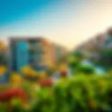 Breathtaking view of Parkside Views showcasing lush greenery and modern architecture