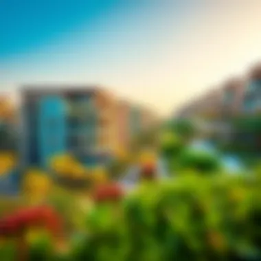 Breathtaking view of Parkside Views showcasing lush greenery and modern architecture