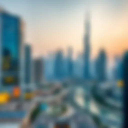 Stunning skyline of Dubai showcasing contemporary architecture