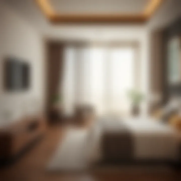 Modern room interior in Al Barsha