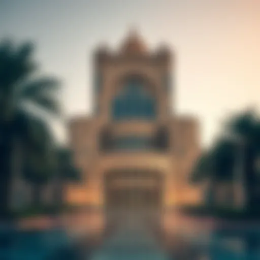 Stunning view of Saleh Bin Lahej Majan Building showcasing its unique architectural features