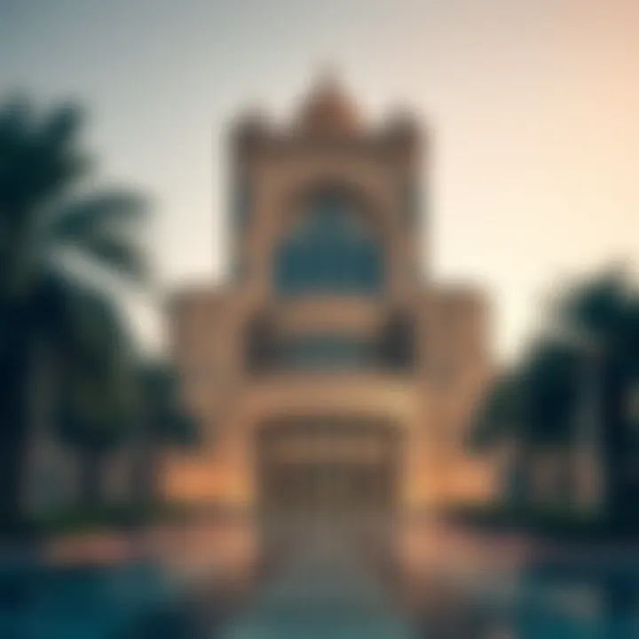 Stunning view of Saleh Bin Lahej Majan Building showcasing its unique architectural features