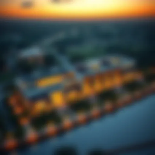 Aerial view of Sobha Creek Vista showcasing modern architecture