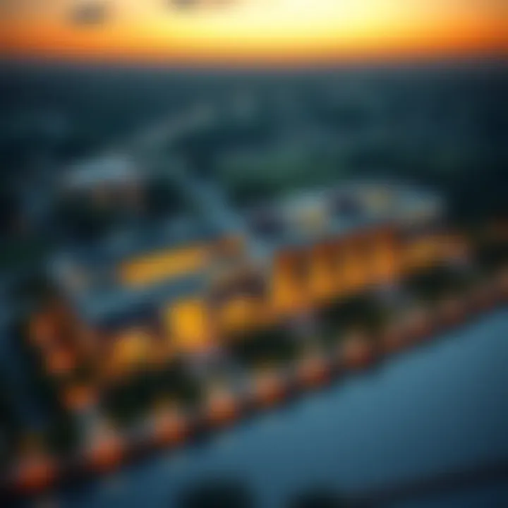 Aerial view of Sobha Creek Vista showcasing modern architecture
