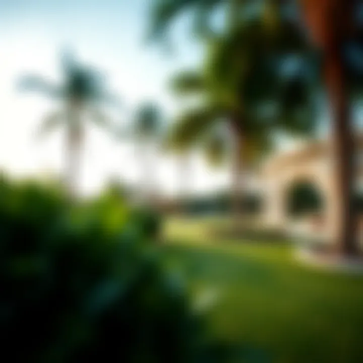 Beautiful landscaped gardens surrounding Sobha Creek Vista