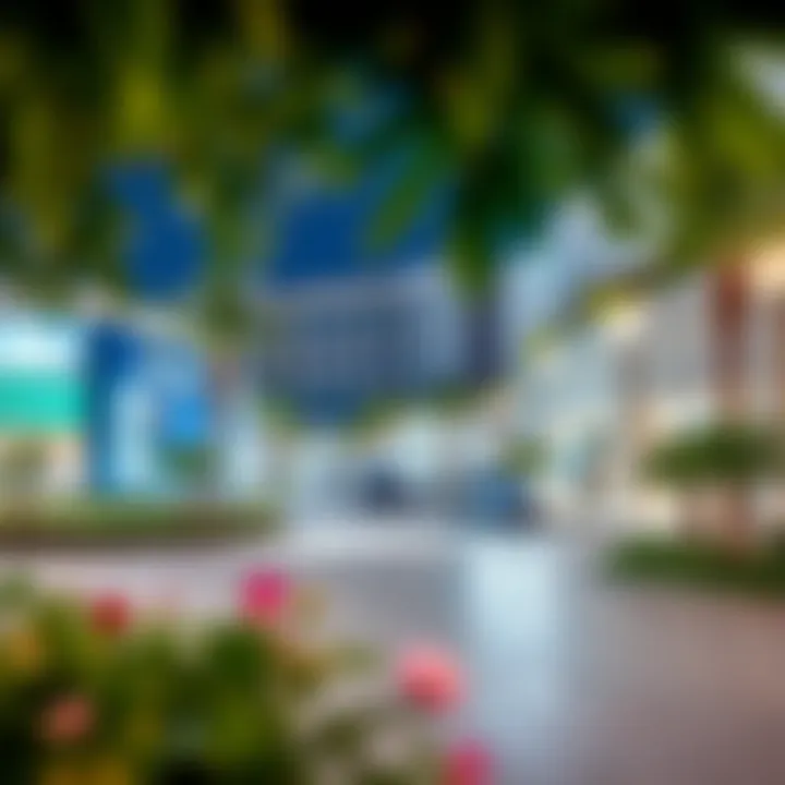 Surrounding Amenities of Sobha Reserve Modern amenities surrounding Sobha Reserve, including parks and shopping centers