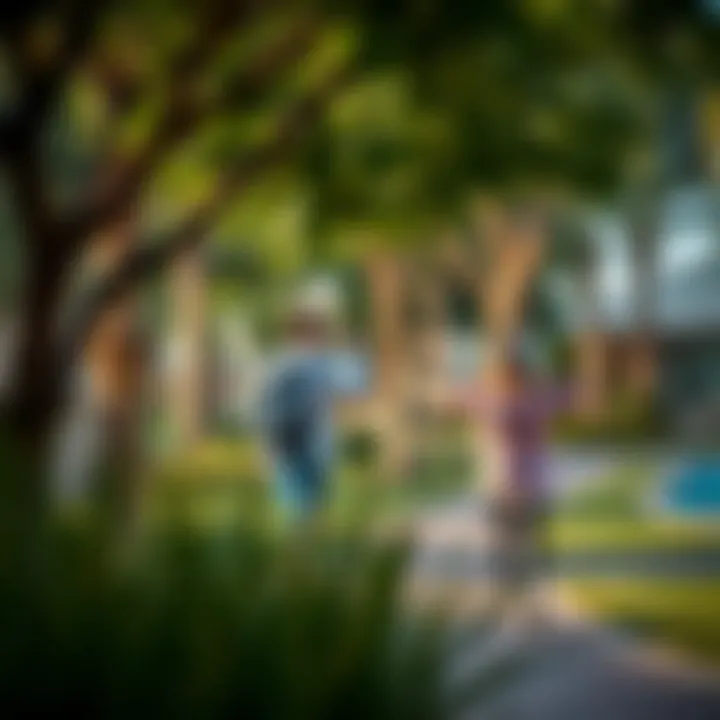 Community Lifestyle at Sobha Reserve Lifestyle and community features of Sobha Reserve, depicting lively neighborhoods