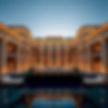 Elegant architectural design of St. Regis Emaar