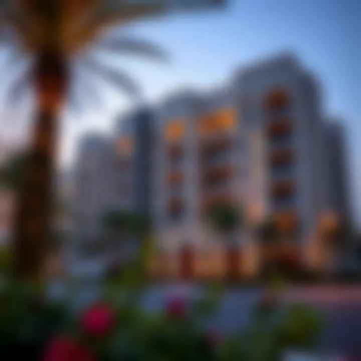 Exterior view of Al Khail Gate apartments