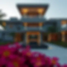 Modern villa with stunning architecture