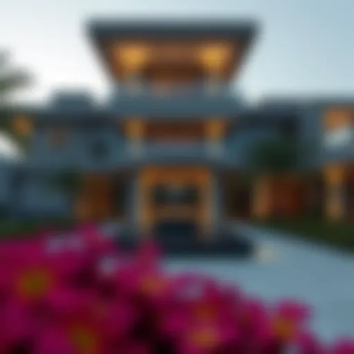 Modern villa with stunning architecture