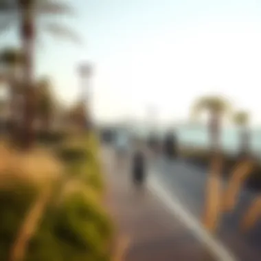 People engaging in physical activities along the Coastal Pathway