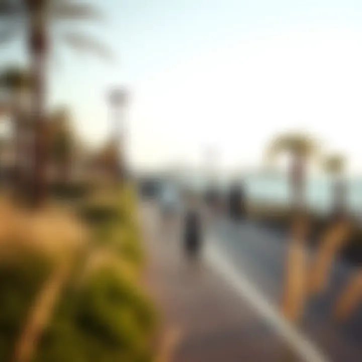 People engaging in physical activities along the Coastal Pathway