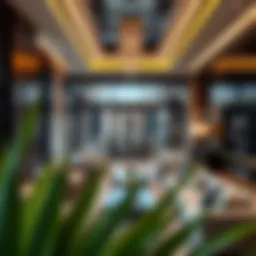 Luxurious interior of a platinum residence showcasing modern design elements