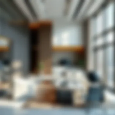 Modern Workspace Interior Design Interior design showcasing modern workspace in Emirates Concord Office Tower