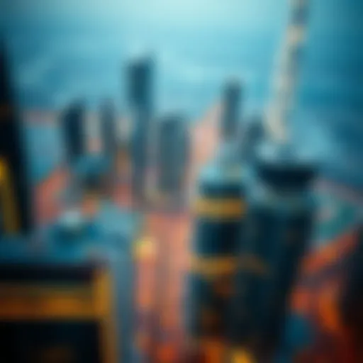 Aerial view of Downtown Dubai showcasing modern skyscrapers