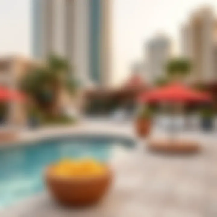 Vibrant community spaces and amenities at Five JBR