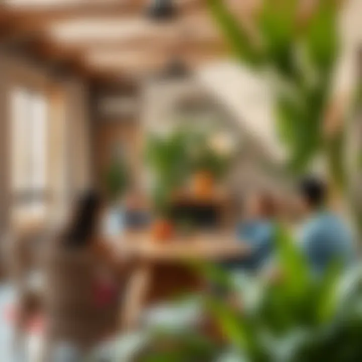 Community Engagement at The Healthy Home UAE Community gathering area promoting local dynamics