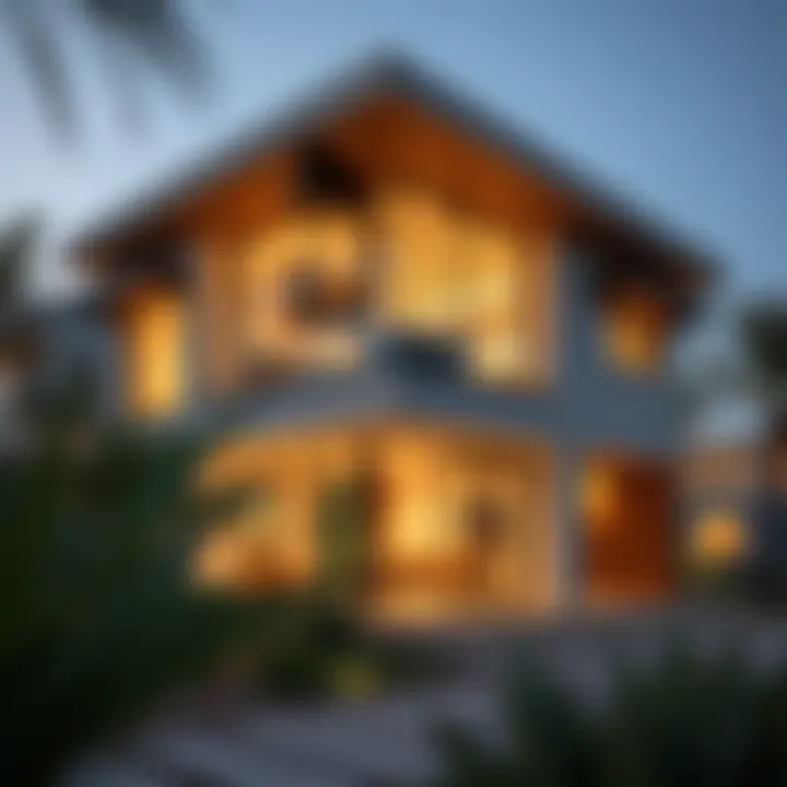 Sustainable Architecture of The Healthy Home UAE Exterior view of The Healthy Home UAE showcasing sustainable architecture