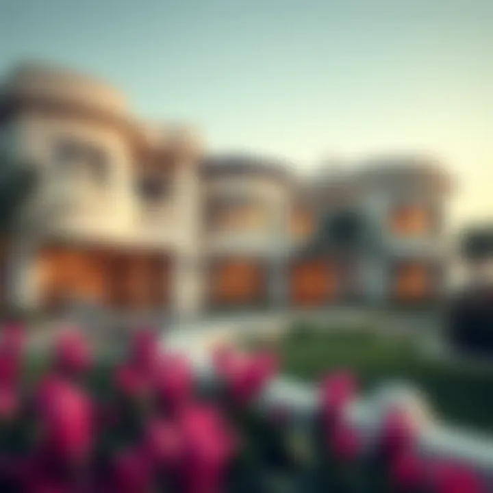 Luxurious Villas in Dubai Land Luxurious villas illustrating the residential opportunities in Dubai Land