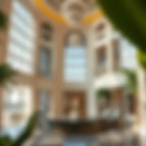 Stunning architectural view of Jumeirah Pavilion