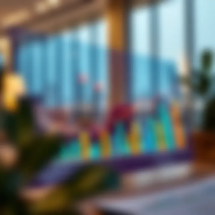 Graph depicting real estate trends and investment insights