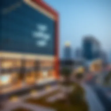 Commercial Development Concept for Al Reem Island Conceptual image of commercial areas in Al Reem Island