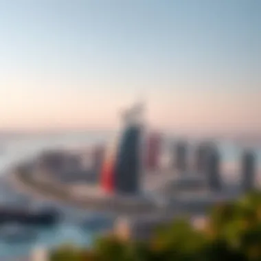 Panoramic View of Al Reem Island Panoramic view of Al Reem Island showcasing urban development