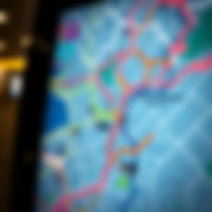 Dubai Metro Map Overview Detailed Dubai Metro Map showing routes and stations