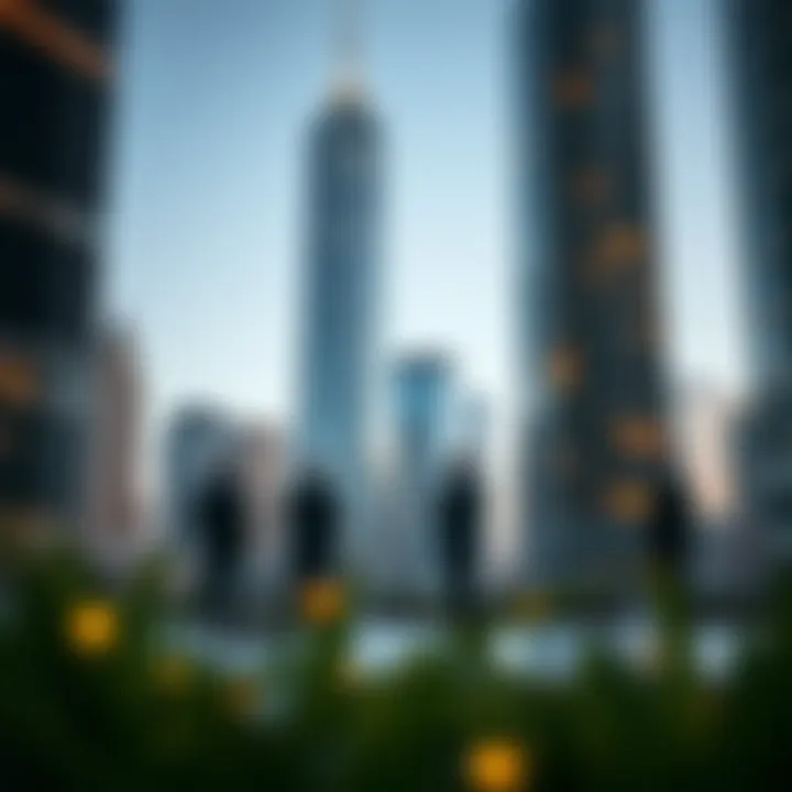 Investors discussing opportunities related to Millennium Tower and its market implications.